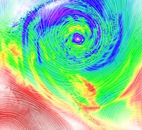 Gleiche Szene mit angepassten Stream-Lines und neue Transferfunktion