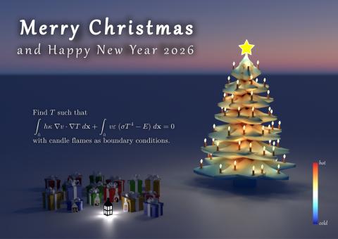 The front page of our christmas page