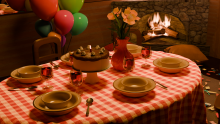 table close up