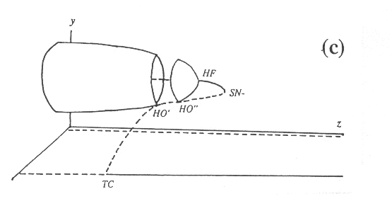 [bifurcation diagram for  
the value E3 in the space (x,y,z)]